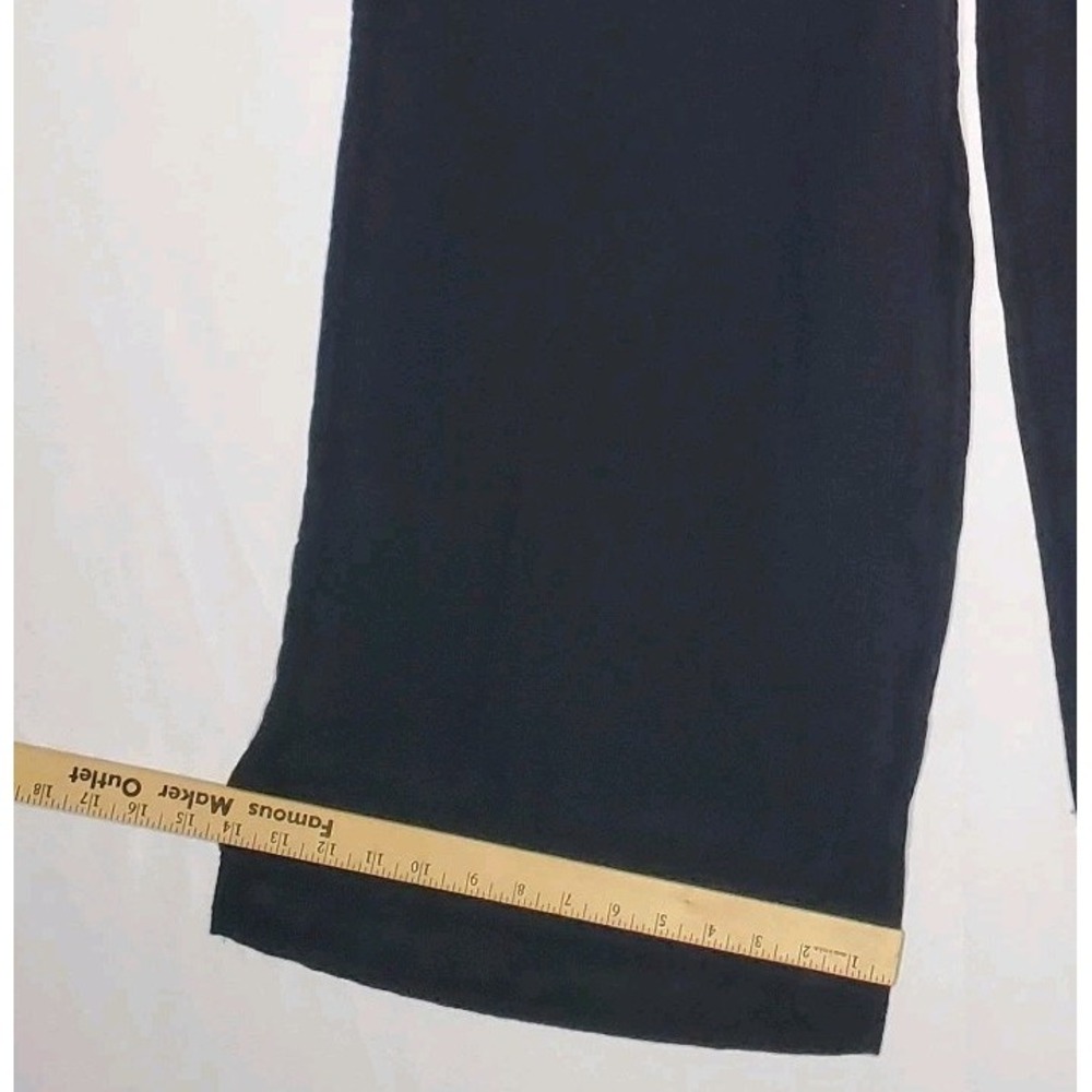 Old Navy Demi Wide Leg Pants Women XXL Black Elastic Waist Pocket - Picture 9 of 11